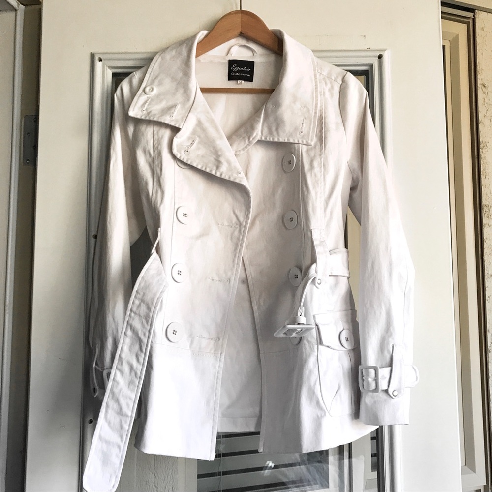 Short Belted Trench Coat
